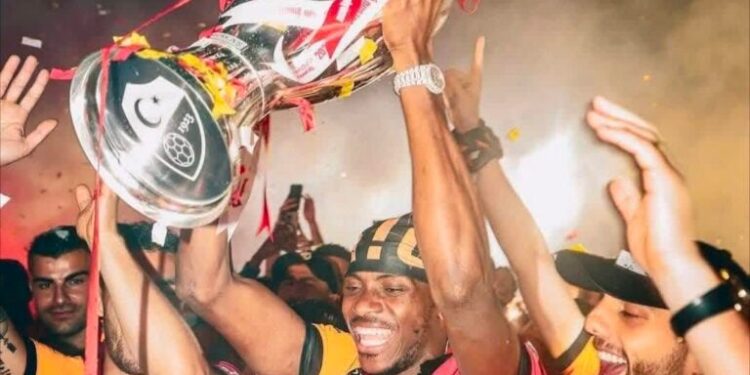 Osimhen scores two goals to power Galatasaray to fourth straight Turkish league title
