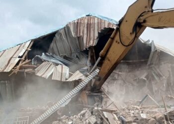 Building where Adelabu’s sister, twin sons were held captive demolished by Oyo govt
