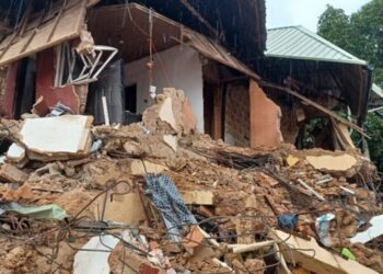 Three-storey hostel collapses in Anambra, students trapped